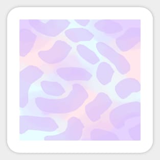 Pastel Disco Print Sticker